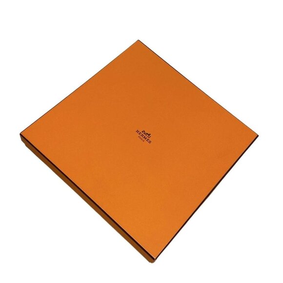 HERMES - Dark Navy Black Multi Cashmere Silk Scarf 775-070425 - Picture 4 of 4